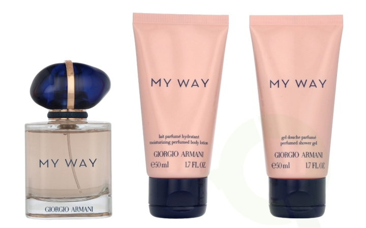 Armani My Way Giftset 150 ml Edp Spray 50ml/Body Lotion 50ml/Shower Gel 50ml i gruppen HELSE OG SKJØNNHET / Gavesett / Gavesett for henne hos TP E-commerce Nordic AB (D18410)