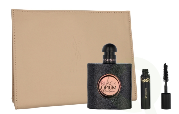 Yves Saint Laurent YSL Black Opium Giftset 52 ml Edp Spray 50ml/#01 Mini Lash Clash 2ml/Pouch i gruppen HELSE OG SKJØNNHET / Gavesett / Gavesett for henne hos TP E-commerce Nordic AB (D18412)