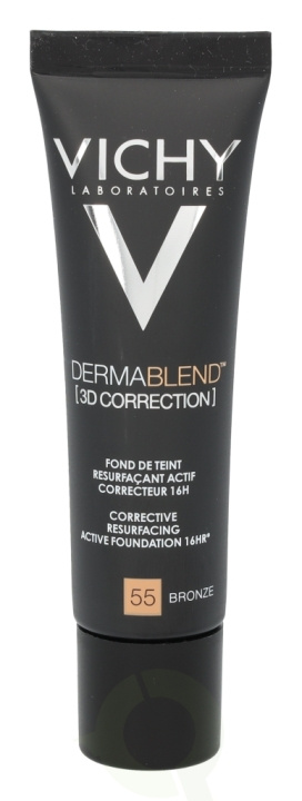 Vichy Dermablend 3D Correction SPF25 30 ml #55 Bronze i gruppen HELSE OG SKJØNNHET / Makeup / Makeup ansikt / Foundation hos TP E-commerce Nordic AB (D18436)