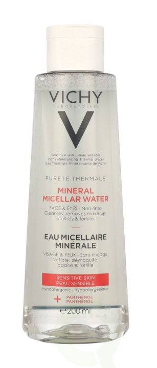 Vichy Purete Thermale Micellaire Water Sensitive 200 ml FACE & EYES Non-rinse Cleanses Removes Make-up, Soothes & Fortifies i gruppen HELSE OG SKJØNNHET / Hudpleie / Ansikt / Rengjøring hos TP E-commerce Nordic AB (D18444)