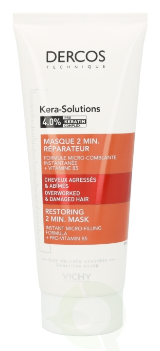 Vichy Dercos Kera-Solutions Restoring 2 Min. Mask 200 ml Sensitive Scalp i gruppen HELSE OG SKJØNNHET / Hår & styling / Hårpleie / Hårmaske hos TP E-commerce Nordic AB (D18448)