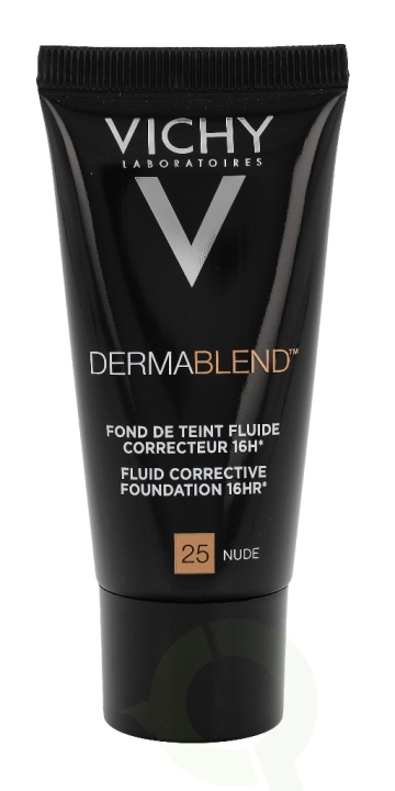 Vichy Dermablend Corrective Foundation 16HR SPF28 30 ml #25 Nude - All Skin Types i gruppen HELSE OG SKJØNNHET / Makeup / Makeup ansikt / Foundation hos TP E-commerce Nordic AB (D18452)