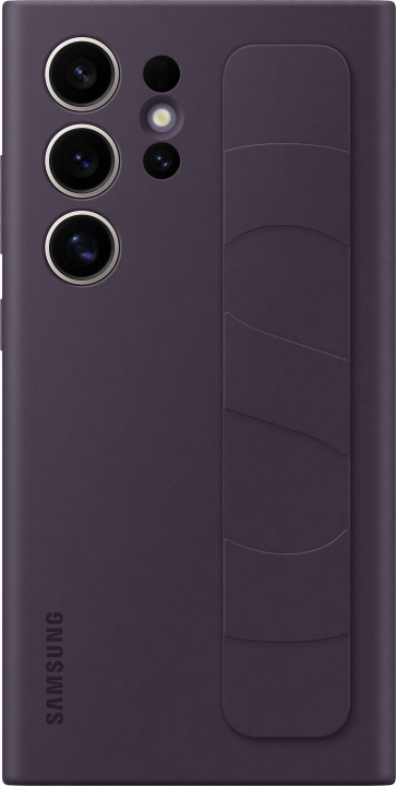 Samsung Galaxy S24 Ultra Standing Grip Case, mørk lilla i gruppen SMARTTELEFON & NETTBRETT / Mobilbeskyttelse / Samsung hos TP E-commerce Nordic AB (D18498)