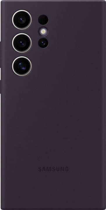 Samsung Galaxy S24 Ultra Silicone Case, mørk lilla i gruppen SMARTTELEFON & NETTBRETT / Mobilbeskyttelse / Samsung hos TP E-commerce Nordic AB (D18500)