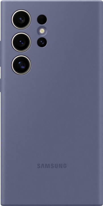 Samsung Galaxy S24 Ultra silikonetui, lilla i gruppen SMARTTELEFON & NETTBRETT / Mobilbeskyttelse / Samsung hos TP E-commerce Nordic AB (D18560)