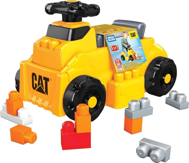 Mega Bloks CAT Build n\' Play Ride-On (HDJ29)) i gruppen LEKER, BARN OG BABY / Leker / Gåbil hos TP E-commerce Nordic AB (D18605)
