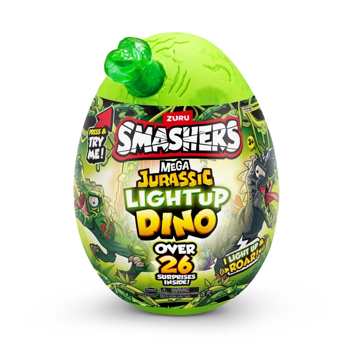 Smashers Mega Jurassic Light up Dino (74108) i gruppen LEKER, BARN OG BABY / Leker / Figurer, miniatyrer og tilbehør hos TP E-commerce Nordic AB (D18610)