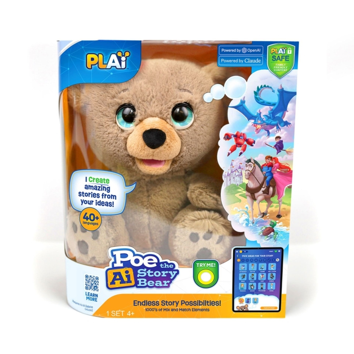 Play-I Poe Interaktiv AI-bamse (90255) i gruppen LEKER, BARN OG BABY / Babyleker (0-3 år) / Kosedyr hos TP E-commerce Nordic AB (D18641)
