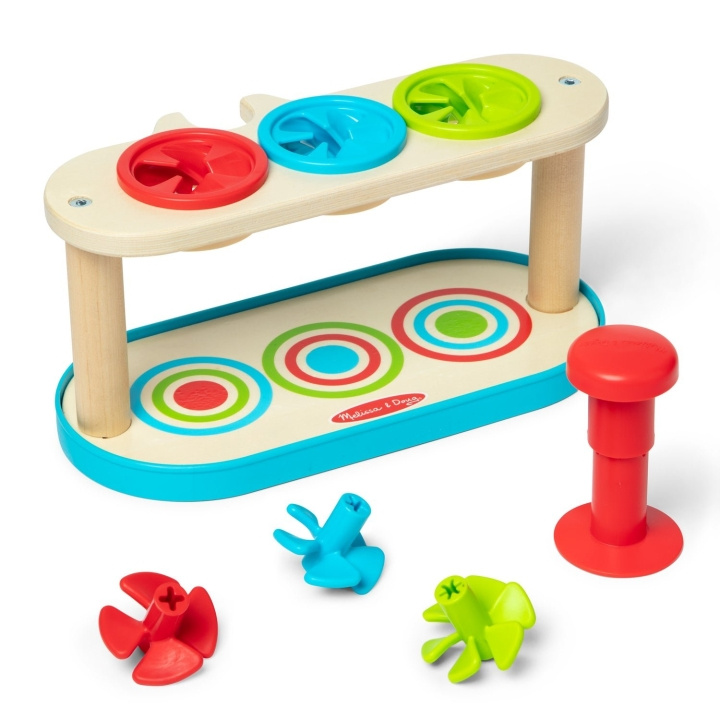 Melissa & Doug Match & Push snurretopp (31812) i gruppen LEKER, BARN OG BABY / Babyleker (0-3 år) / Aktivitetsleker hos TP E-commerce Nordic AB (D18643)