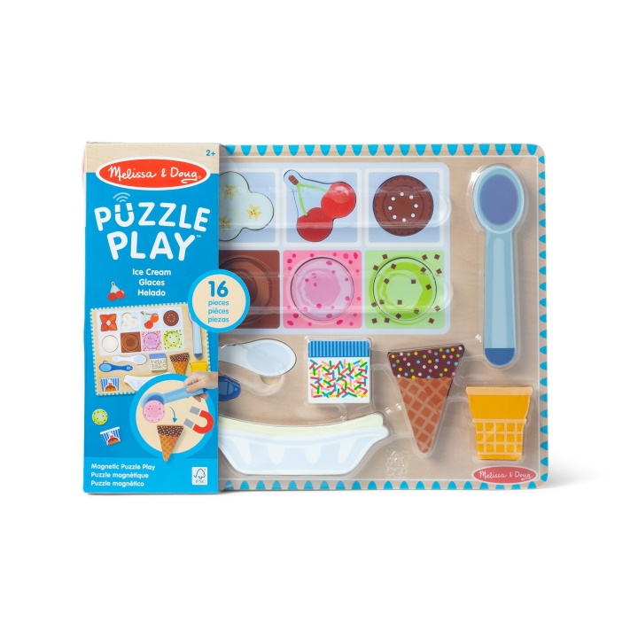 Melissa & Doug Iskrem magnetisk puslespill i tre (31006) i gruppen LEKER, BARN OG BABY / Leker / Barnas puslespill hos TP E-commerce Nordic AB (D18644)