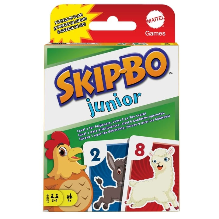 Mattel Games Skip-Bo Junior (HHB37) i gruppen LEKER, BARN OG BABY / Spill / Kortspill hos TP E-commerce Nordic AB (D18676)