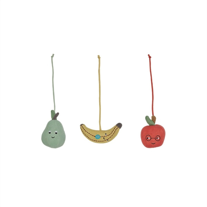 OYOY Mini Yummy Play Gym Toy - gul / rød / grønn (M107667) i gruppen LEKER, BARN OG BABY / Leker / Figurer, miniatyrer og tilbehør hos TP E-commerce Nordic AB (D18693)