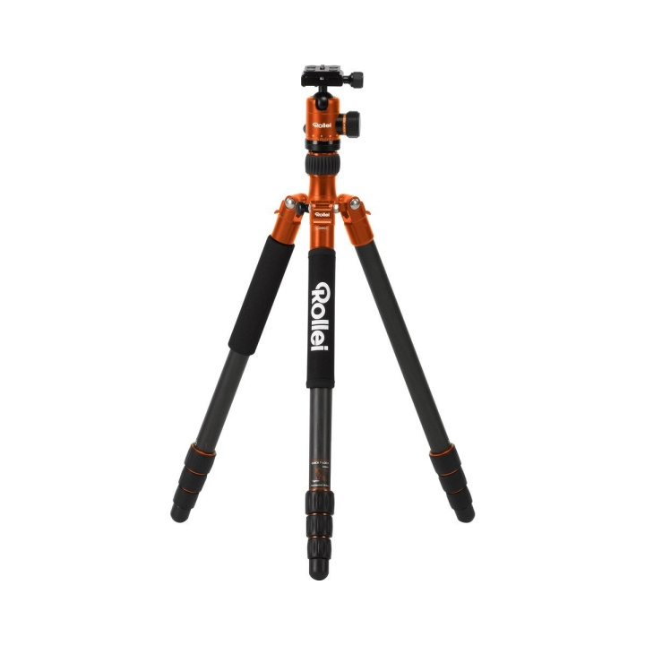 Rollei Stativ C5i Carbon, oransje i gruppen Elektronikk / Foto og video / Fotograferingsutstyr / Stativer hos TP E-commerce Nordic AB (D18720)