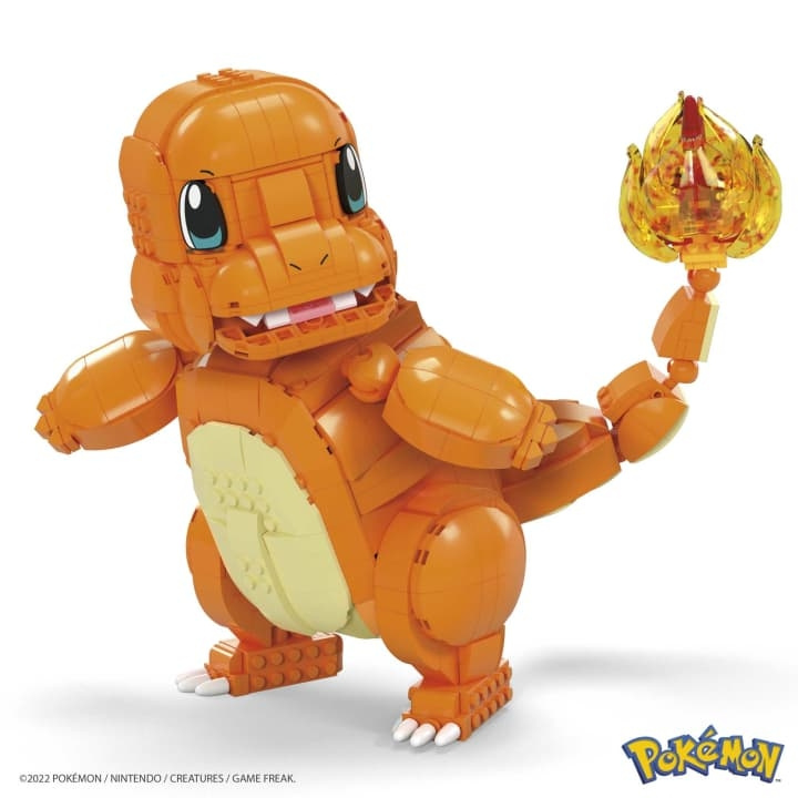 Mega Bloks MEGA - Pokémon Bygg og vis - Jumbo Charmander (HHL13) i gruppen LEKER, BARN OG BABY / Leker / Byggeleker / Byggeklosser hos TP E-commerce Nordic AB (D18742)