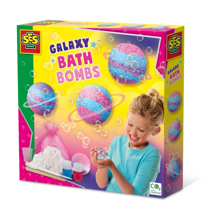 SES Creative Galaxy Bath Bombs - (S14769) i gruppen LEKER, BARN OG BABY / Leker / Håndtverk hos TP E-commerce Nordic AB (D18751)