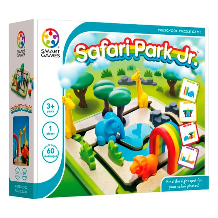 Smart Games Safaripark jr. (Nordisk) (SG2499) i gruppen LEKER, BARN OG BABY / Spill / Brettspill hos TP E-commerce Nordic AB (D18757)