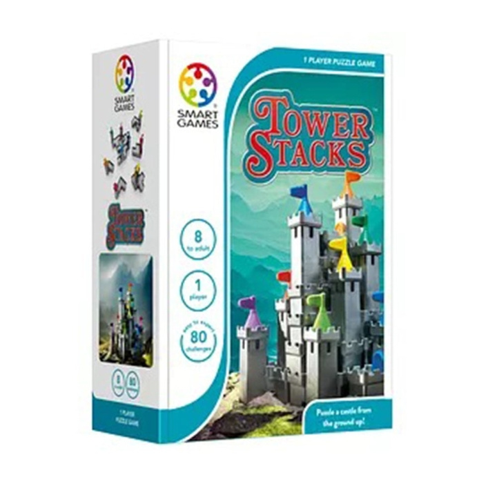 Smart Games Tower Stacks (Nordic) (SG2472) i gruppen LEKER, BARN OG BABY / Spill / Brettspill hos TP E-commerce Nordic AB (D18769)