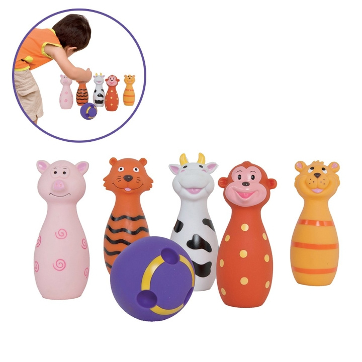 LUDI Babybowling, Dyr (3455) i gruppen LEKER, BARN OG BABY / Uteleker / Sport & spill hos TP E-commerce Nordic AB (D18770)