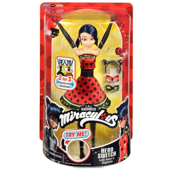 Miraculous Fashion Hero Switch Doll 26 cm (60-50414) i gruppen LEKER, BARN OG BABY / Leker / Dukker & tilbehør hos TP E-commerce Nordic AB (D18781)