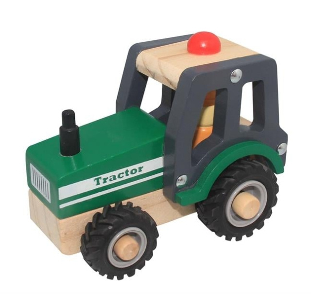 Magni Tretraktor med gummihjul (3895) i gruppen LEKER, BARN OG BABY / Leker / Lekebiler hos TP E-commerce Nordic AB (D18789)