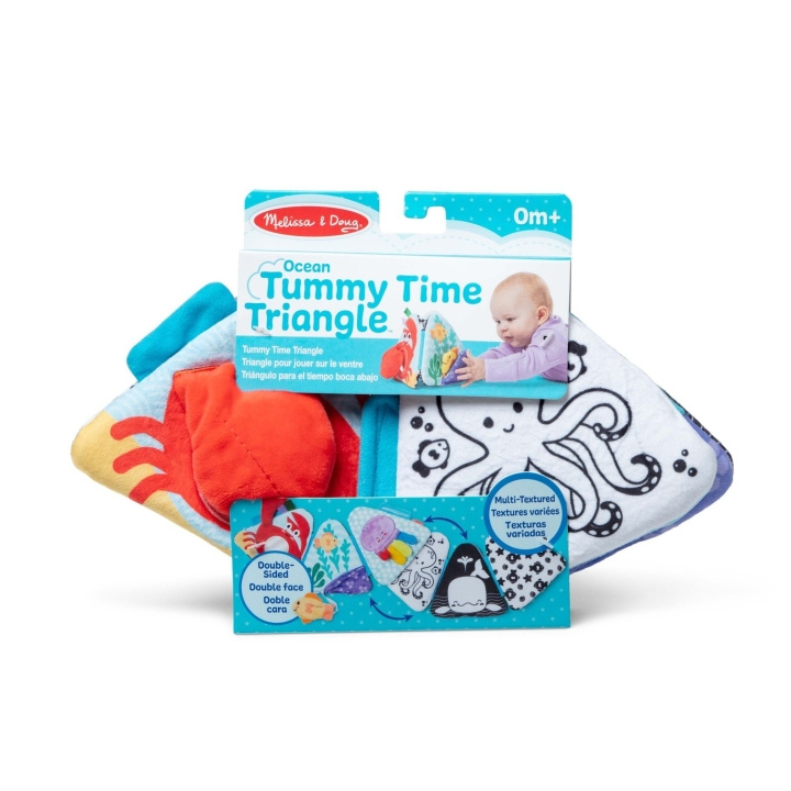 Melissa & Doug Ocean Tummy Time Triangle (50744) i gruppen LEKER, BARN OG BABY / Babyleker (0-3 år) / Aktivitetsleker hos TP E-commerce Nordic AB (D18792)