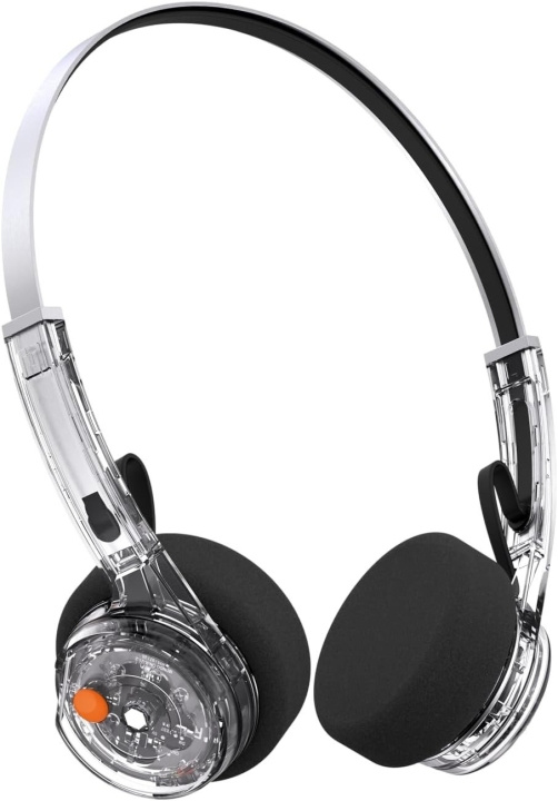 Mondo by Defunc - On-Ear Bluetooth-hodetelefoner Clear i gruppen Datautstyr / Datamaskin Tilbehør / Headset hos TP E-commerce Nordic AB (D18796)