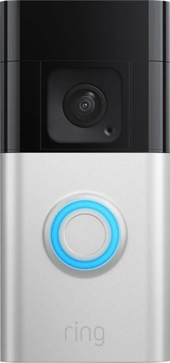 Ring Batteridrevet videodørklokke Plus Satin Nickel i gruppen HJEM, HUS OG HAGE / Alarm, Sikkerhet og overvåking / Dørklokker hos TP E-commerce Nordic AB (D18823)