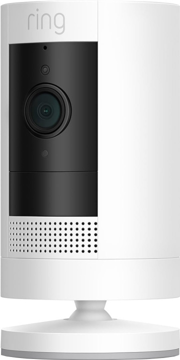 Ring Stick Up Battery Cam sikkerhetskamera hvit i gruppen HJEM, HUS OG HAGE / Alarm, Sikkerhet og overvåking / Overvåkingskameraer hos TP E-commerce Nordic AB (D18835)