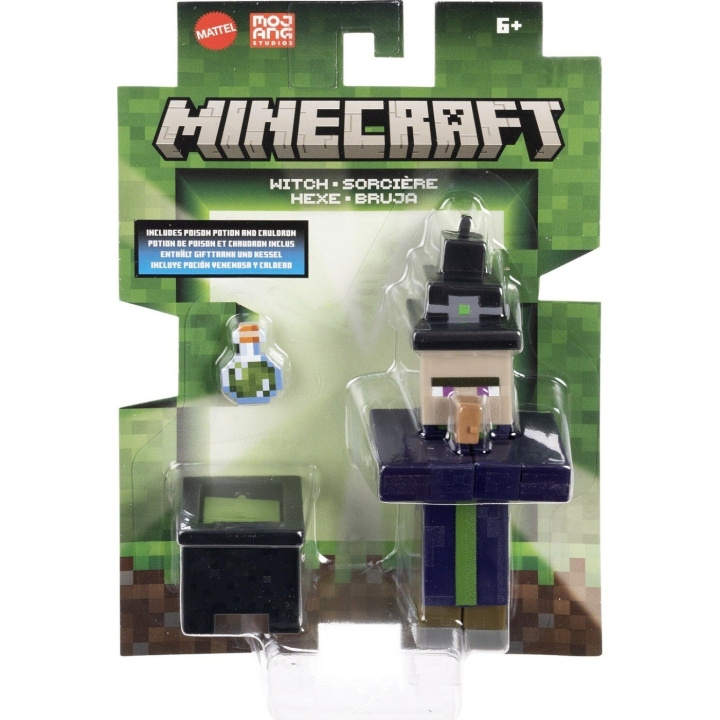 MINECRAFT Biome Builds - 8 cm - Heks (JCN32) i gruppen LEKER, BARN OG BABY / Leker / Figurer, miniatyrer og tilbehør hos TP E-commerce Nordic AB (D18836)
