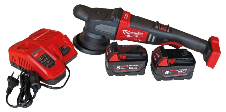 Milwaukee M18 FUEL FROP21-502X 18v excentersliper med 2x 5.0Ah batteri i gruppen HJEM, HUS OG HAGE / Verktøy / Annet elektrisk verktøy hos TP E-commerce Nordic AB (D18847)