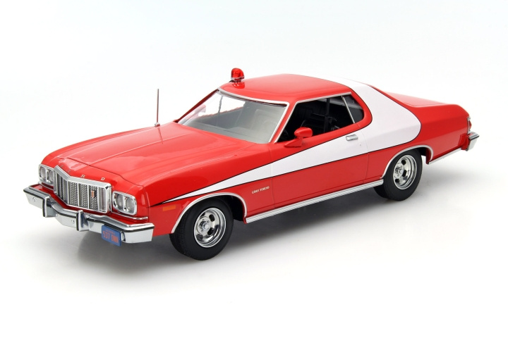 Greenlight Collectibles 1/18 Starsky og Hutch - 1976 Ford Gran Torino i gruppen SPORT, FRITID & HOBBY / Hobby / Plastmodeller / Biler hos TP E-commerce Nordic AB (D18864)