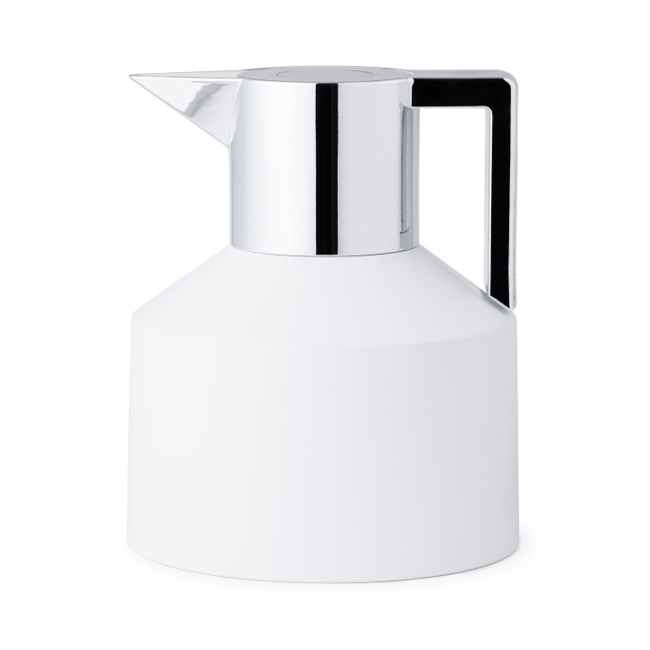 Normann CopenhagenNormann Copenhagen - Geo Vacuum Jug Jug - Hvit/sølv i gruppen SPORT, FRITID & HOBBY / Friluftsliv / Termoser og flasker hos TP E-commerce Nordic AB (D18873)
