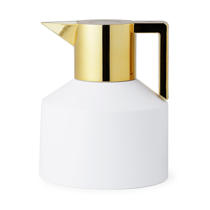 Normann CopenhagenNormann Copenhagen - Geo Vacuum Jug Jug - Hvit/gull i gruppen SPORT, FRITID & HOBBY / Friluftsliv / Termoser og flasker hos TP E-commerce Nordic AB (D18877)