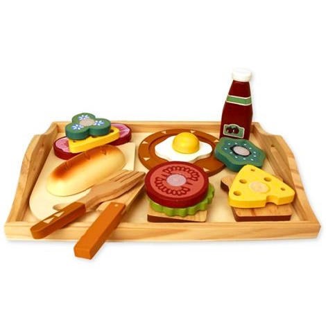 Magni Frokostbrett i tre med tilbehør (1720) i gruppen LEKER, BARN OG BABY / Leker / Lekesett hos TP E-commerce Nordic AB (D18888)