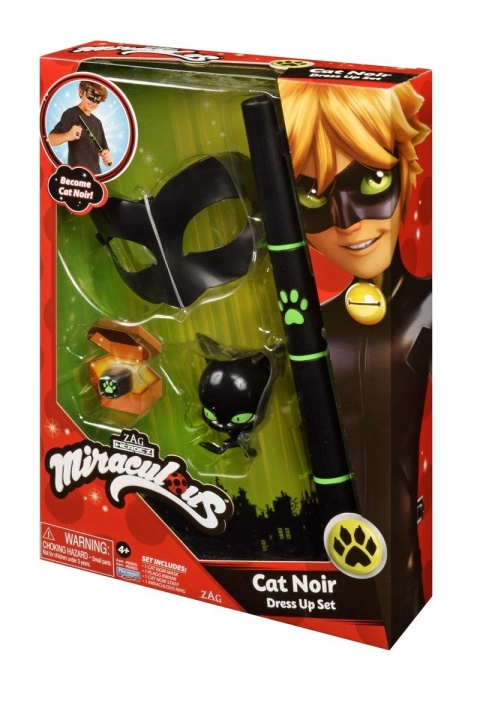 Miraculous Rollespill-sett Cat Noir (60-50603) i gruppen LEKER, BARN OG BABY / Leker / Masker og kostymer hos TP E-commerce Nordic AB (D18904)