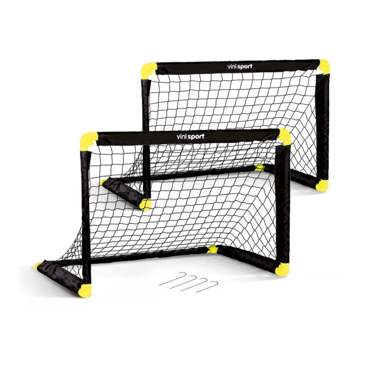 Vini Sport 2 x sammenleggbart fotballmål (24406) i gruppen LEKER, BARN OG BABY / Uteleker / Sport & spill hos TP E-commerce Nordic AB (D18929)