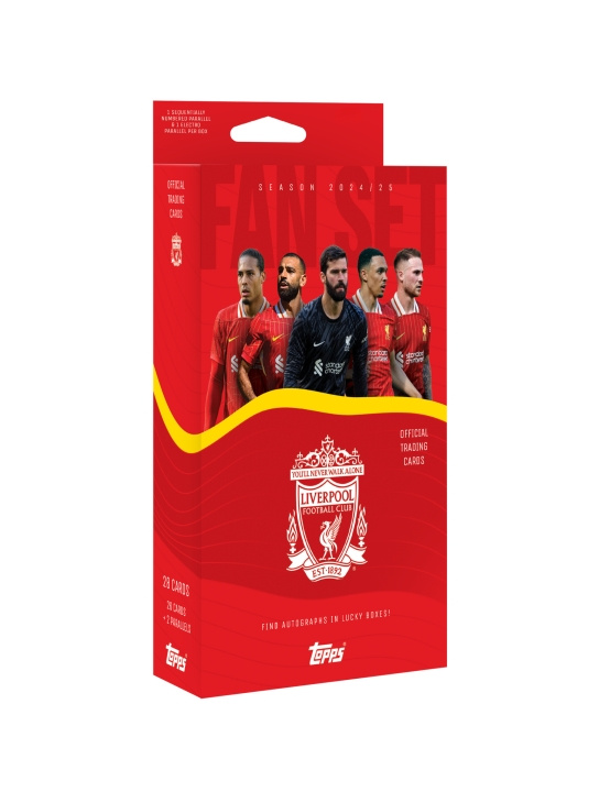 Topps Liverpool Fan-sett 24/25 i gruppen SPORT, FRITID & HOBBY / Morsomme produkter / Samlerobjekter hos TP E-commerce Nordic AB (D18934)