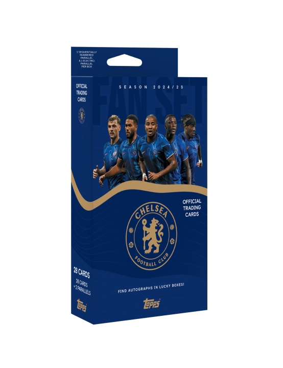 Topps Chelsea Fan-sett 24/25 i gruppen SPORT, FRITID & HOBBY / Morsomme produkter / Samlerobjekter hos TP E-commerce Nordic AB (D18935)