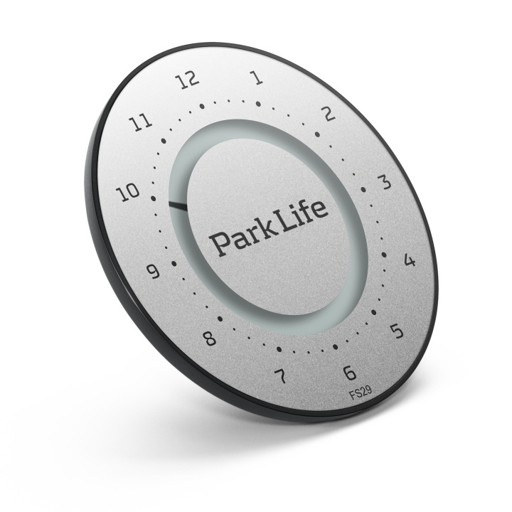 ParkOne Park Life - Elektronisk parkeringsskive Titanium Silver i gruppen SPORT, FRITID & HOBBY / Morsomme produkter / Smarte produkter hos TP E-commerce Nordic AB (D18951)