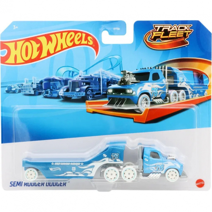 Hot Wheels Rack Fleet Semi Rodger Dodger (HVF03) i gruppen LEKER, BARN OG BABY / Leker / Lekebiler hos TP E-commerce Nordic AB (D18954)