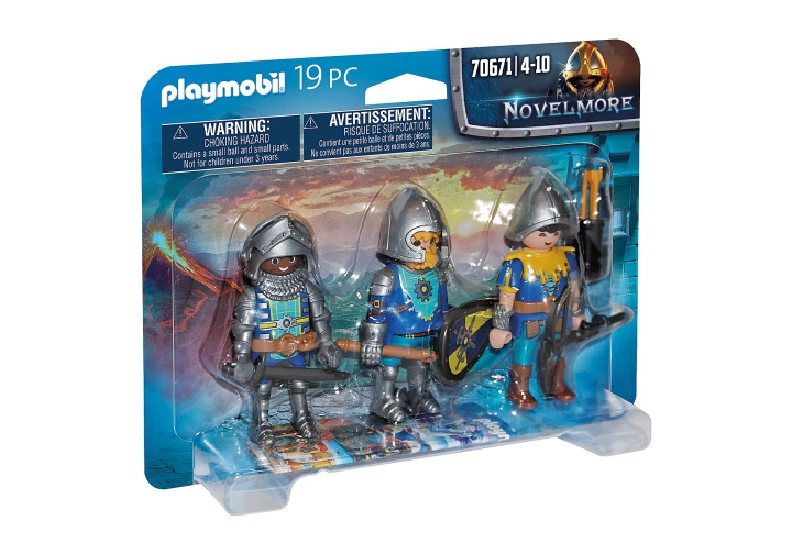 Playmobil Novelmore - Sett med 3 Novelmore-riddere (70671) i gruppen LEKER, BARN OG BABY / Leker / Figurer, miniatyrer og tilbehør hos TP E-commerce Nordic AB (D18963)