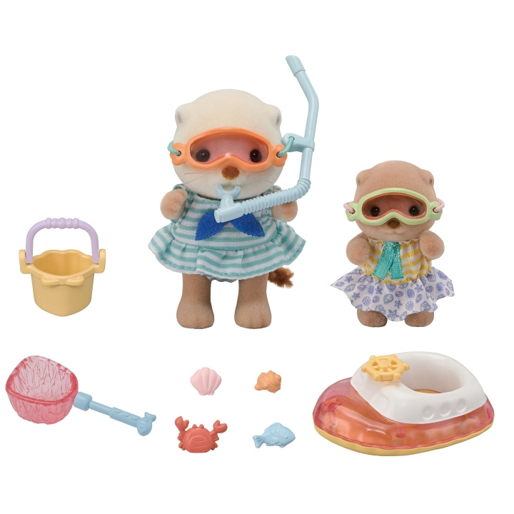Sylvanian Families Sea Otter Sisters - Splashy Snorkel Set (5804) i gruppen LEKER, BARN OG BABY / Leker / Lekesett hos TP E-commerce Nordic AB (D18968)