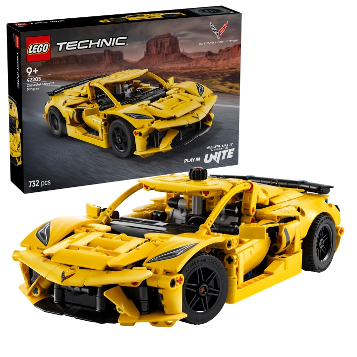 LEGO Technic - Chevrolet Corvette Stingray (42205) i gruppen LEKER, BARN OG BABY / Leker / Byggeleker / Lego hos TP E-commerce Nordic AB (D19042)