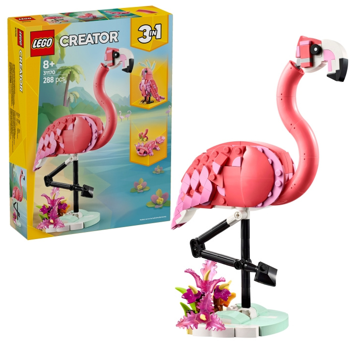 LEGO LEGO Skaperen - Ville dyr: Rosa flamingo (31170) i gruppen LEKER, BARN OG BABY / Leker / Byggeleker / Lego hos TP E-commerce Nordic AB (D19043)