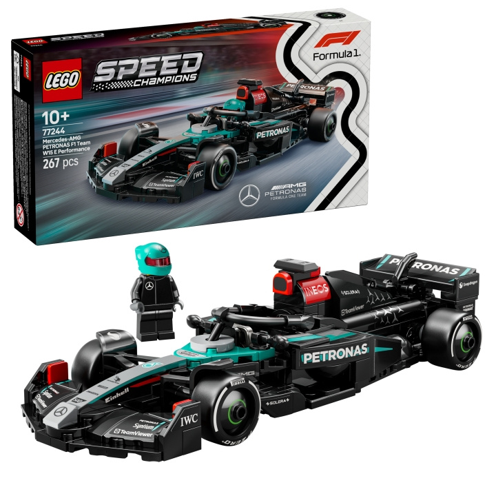 LEGO Speed Champions - Mercedes-AMG F1 W15 Racerbil (77244) i gruppen LEKER, BARN OG BABY / Leker / Byggeleker / Lego hos TP E-commerce Nordic AB (D19045)