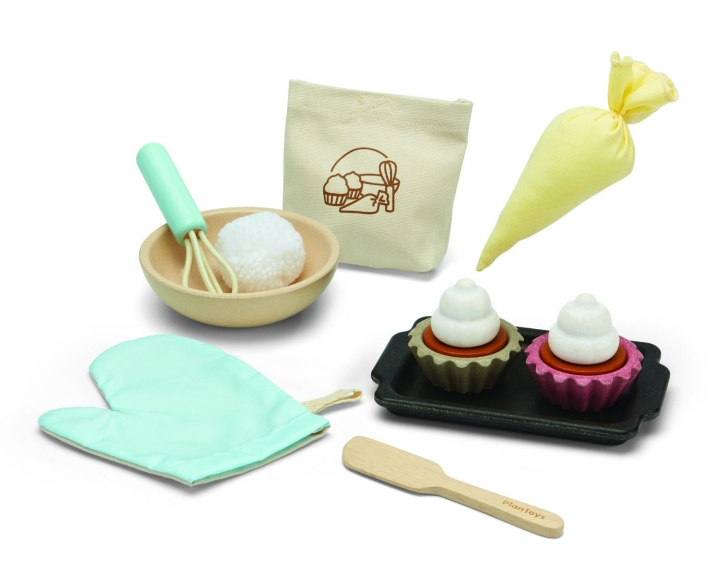 PlanToys Cupcake-sett (3626) i gruppen LEKER, BARN OG BABY / Leker / Lekesett hos TP E-commerce Nordic AB (D19057)