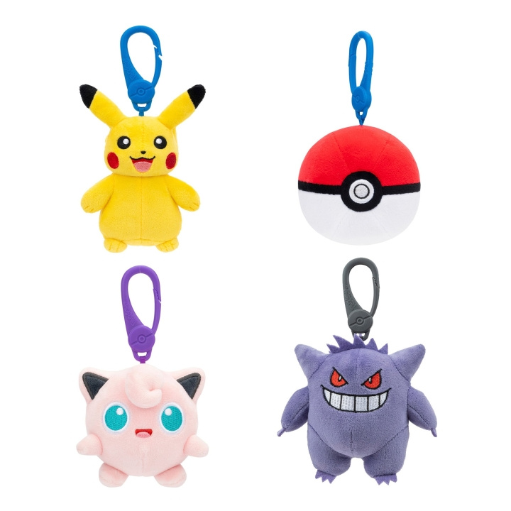 Pokémon Plysj Clip On W12 Ass - (95177-12) i gruppen LEKER, BARN OG BABY / Leker / Figurer, miniatyrer og tilbehør hos TP E-commerce Nordic AB (D19062)