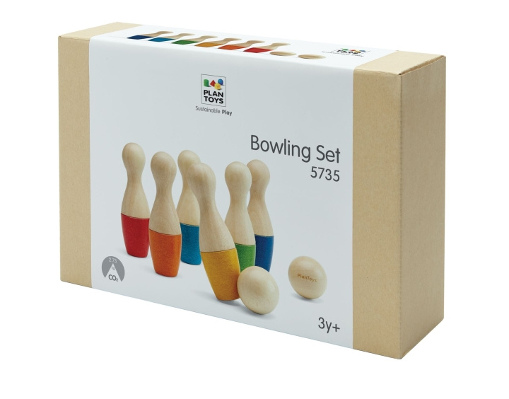 PlanToys Bowlingsett - (PT-5735) i gruppen LEKER, BARN OG BABY / Uteleker / Sport & spill hos TP E-commerce Nordic AB (D19069)