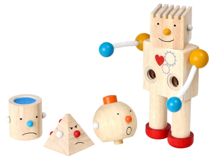 PlanToys Bygg en robot - (PT-5183) i gruppen LEKER, BARN OG BABY / Leker / Lekesett hos TP E-commerce Nordic AB (D19070)