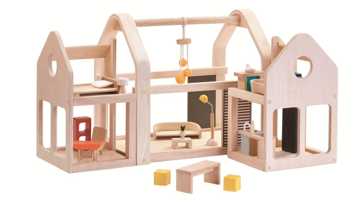 PlanToys To go dukkehus - (PT-7611) i gruppen LEKER, BARN OG BABY / Leker / Lekesett hos TP E-commerce Nordic AB (D19074)